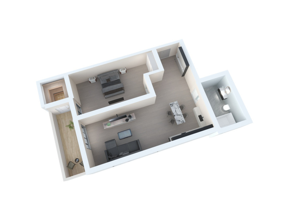 Apartament de vanzare in Sibiu - 2 camere - bloc nou, cu lift