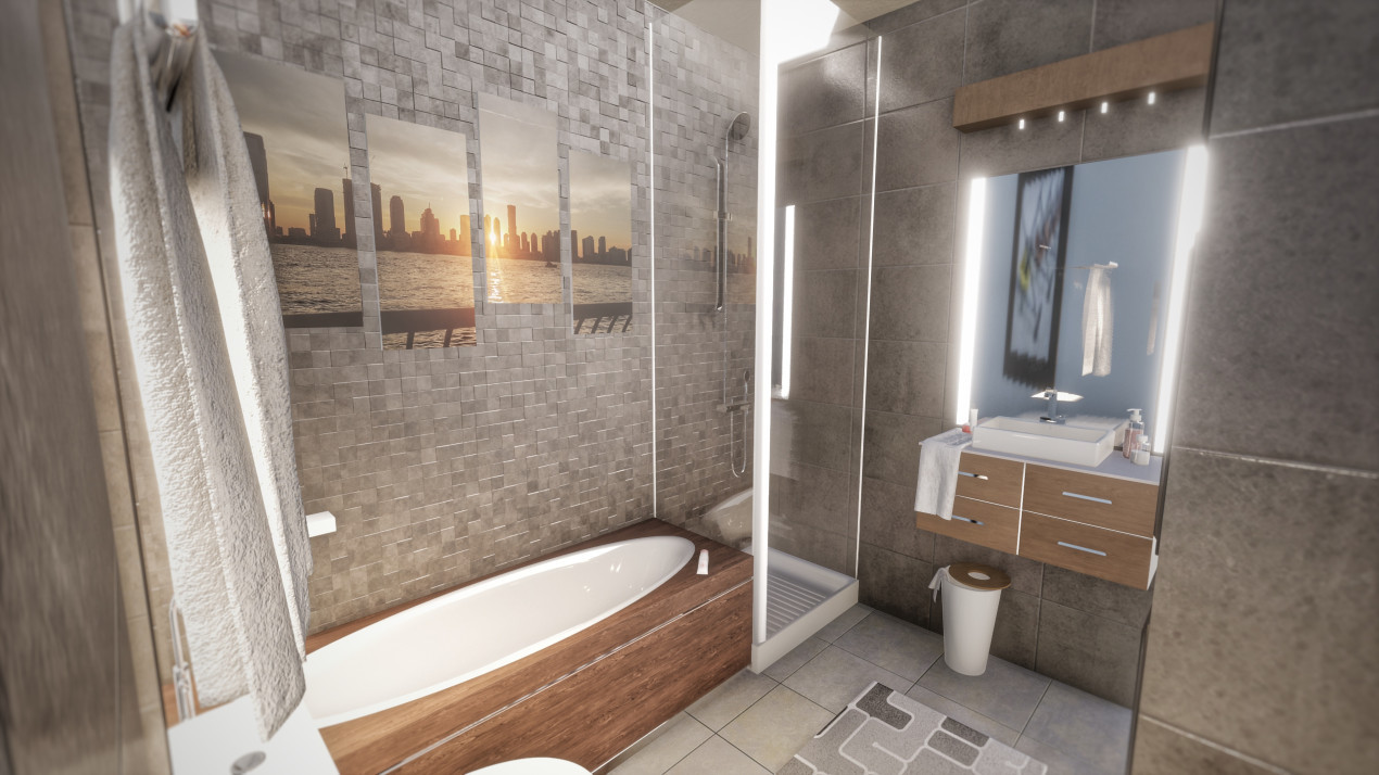 Apartament 3 camere - 2 balcoane 9,2 mp - Etaj 3