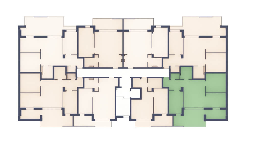 Apartament 3 camere - 2 bai