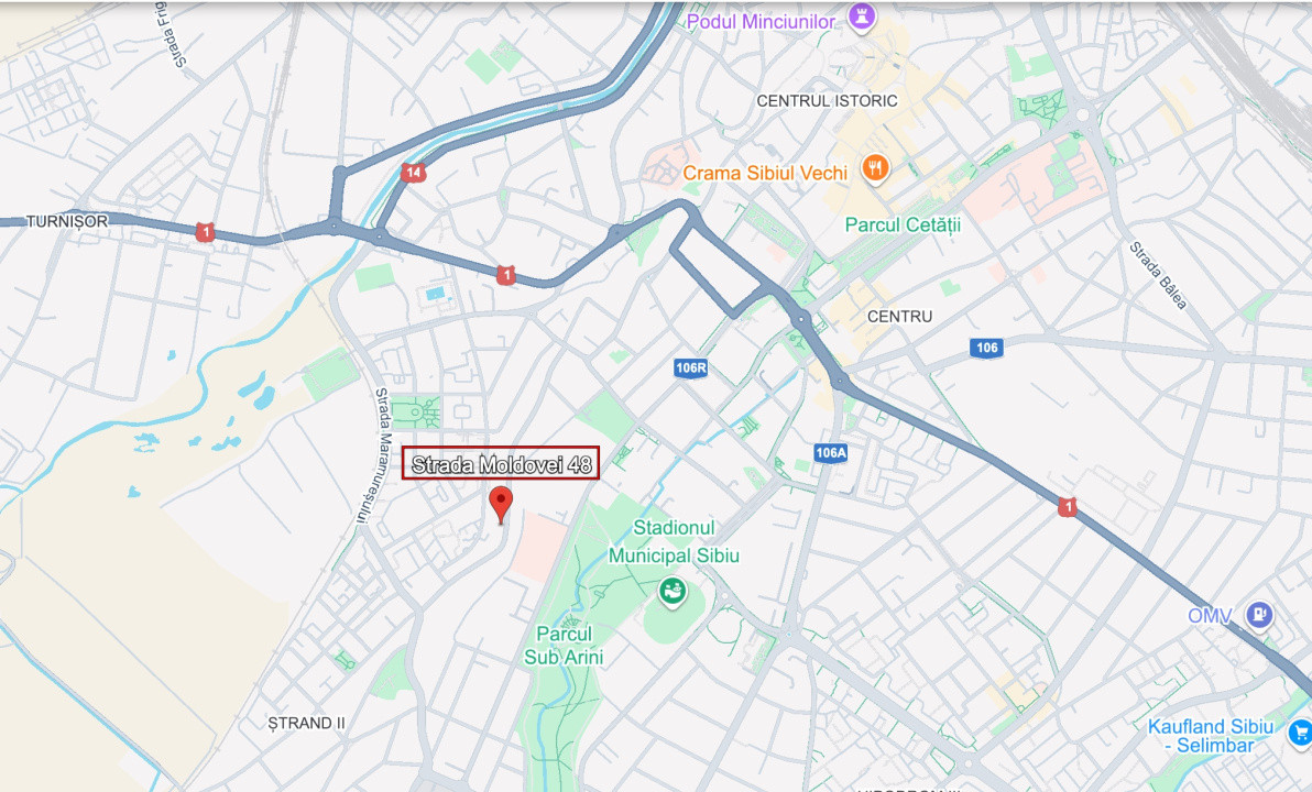 Casă de închiriat – Strada Moldovei, Cartierul Ștrand, Sibiu