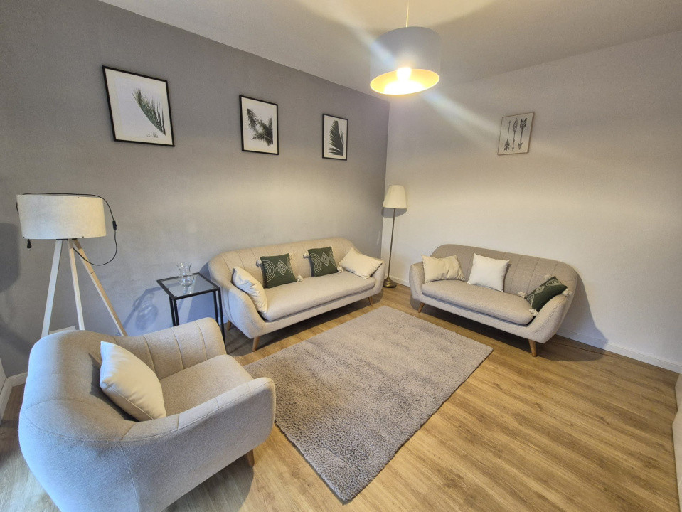 Duplex modern de închiriat în Cartierul Arhitecților – curte proprie