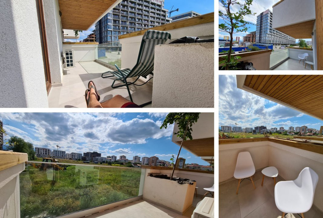 Apartament de lux de inchiriat 3 camere cu piscina exterioara in Sibiu