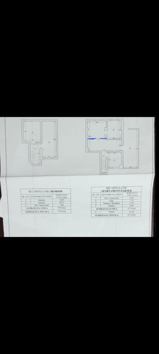 Apartament in vila, pe 2 nivele, cu teren, in Bucium!