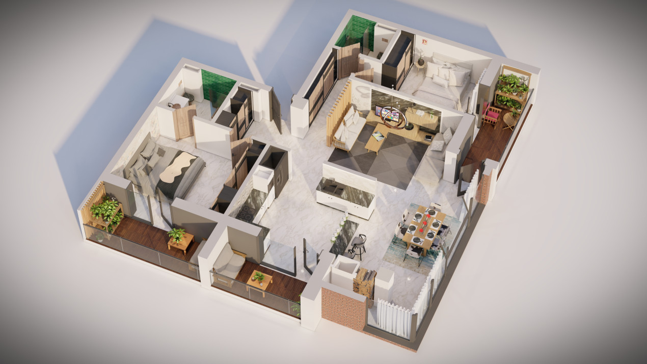 Apartament 3 camere - ultracentral - constructie noua!