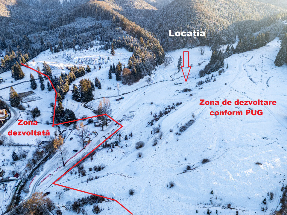 Teren pentru turism / complex vile la intrare în CANIONUL ȘAPTE SCĂRI