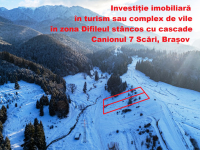 Teren pentru turism / complex vile la intrare în CANIONUL ȘAPTE SCĂRI