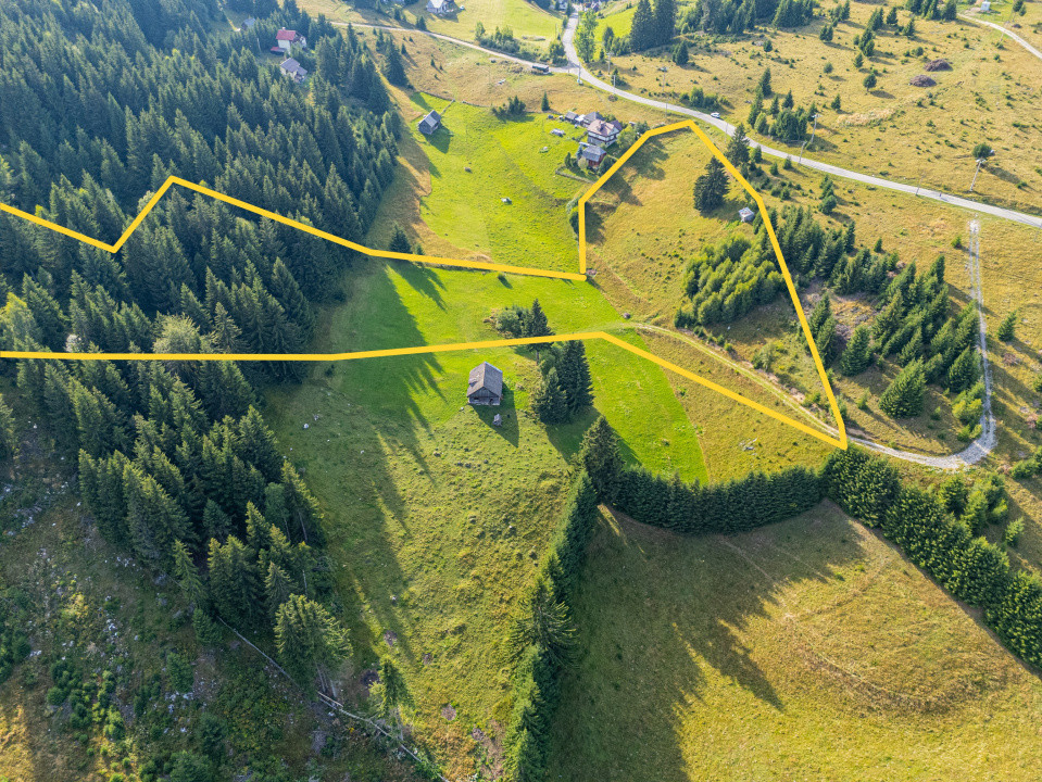 Teren de vânzare în Fundata, Brașov – panoramă spectaculoasă COMISION 0%