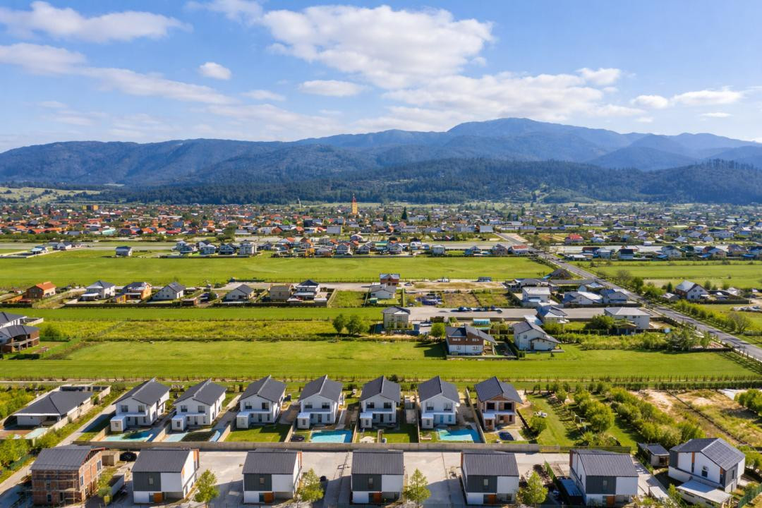 Casă individuală nouă | 184 mp utili | teren 600 mp | 