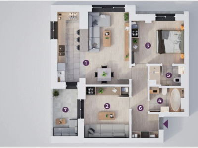 Apartament 3  camere