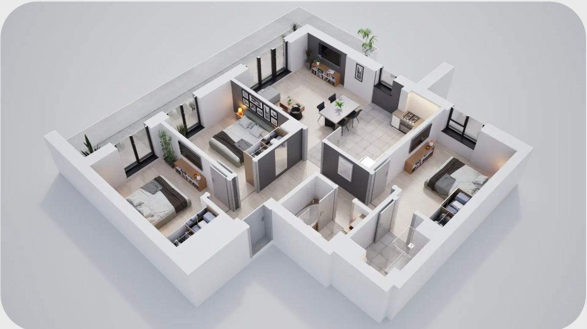 Apartament 4  camere