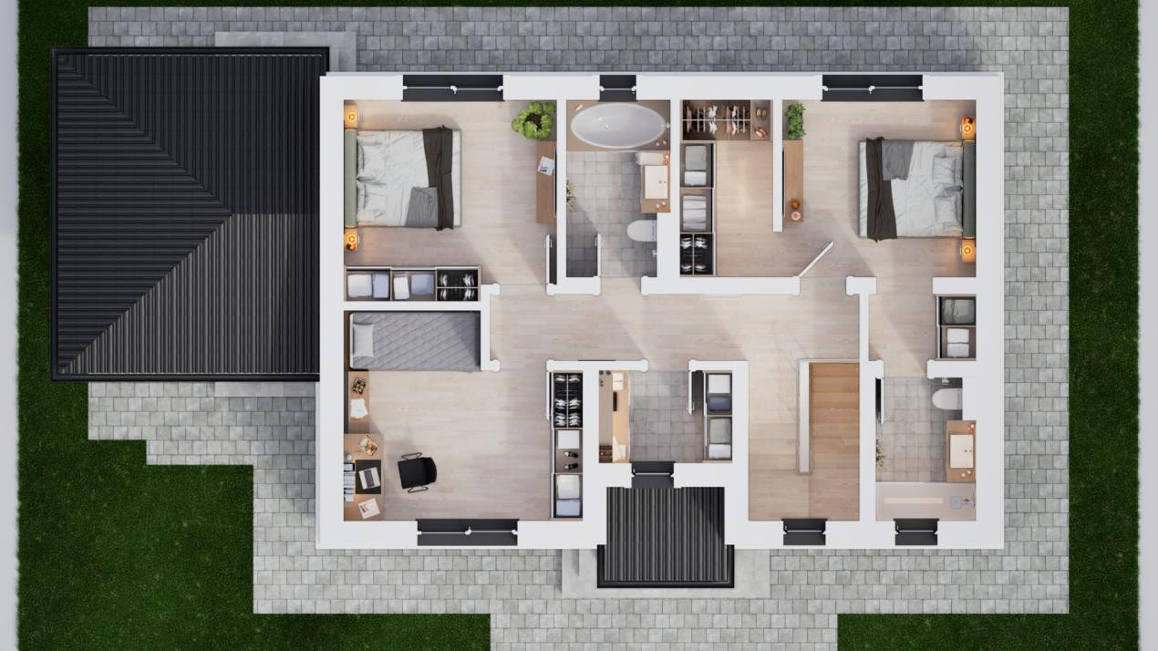 Casa individuala 5 camere in cartier nou Șură Mica