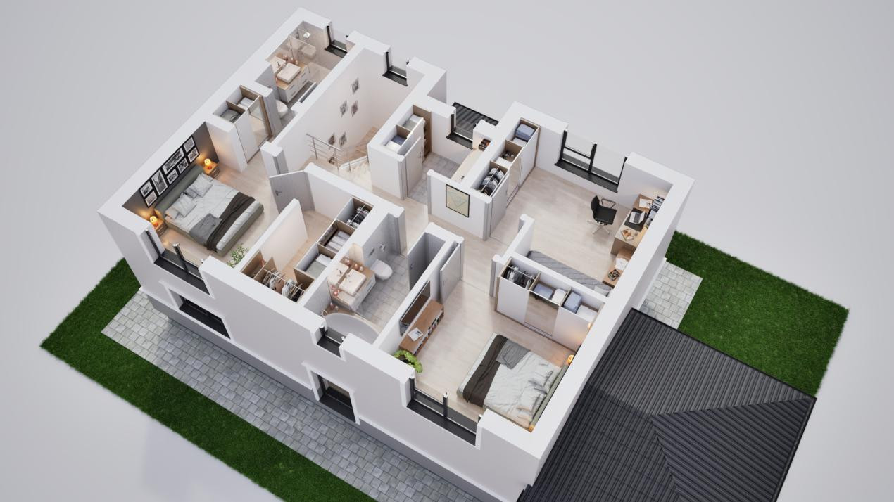 Casa individuala 5 camere in cartier nou Șură Mica