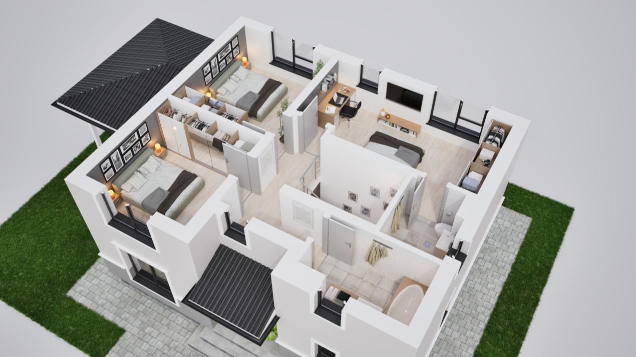 Casa individuala 5 camere in cartier nou Șură Mica