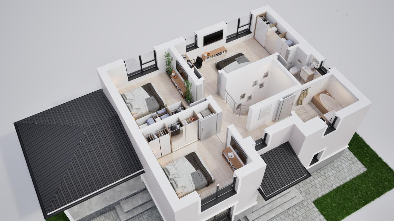 Casa individuala 5 camere in cartier nou Șură Mica