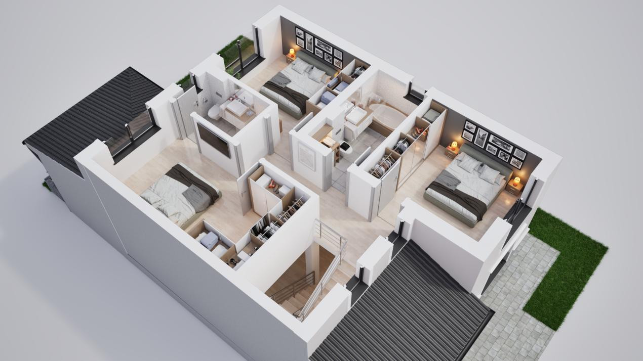 Casa duplex 5 camere in cartier nou Șură Mica