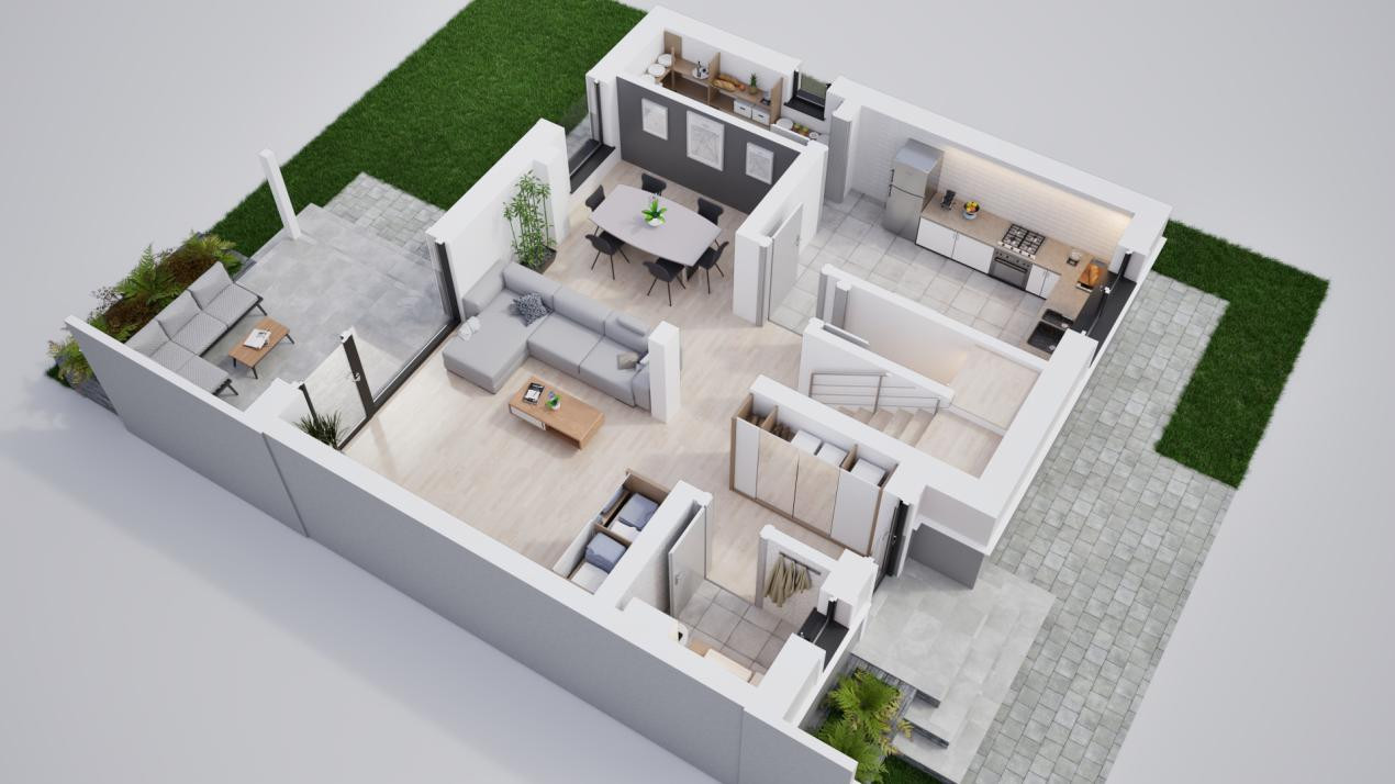 Casa duplex 4 camere in cartier nou Șură Mica