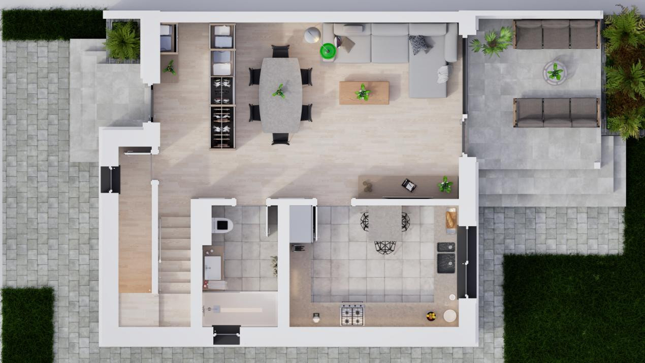 Casa duplex 4 camere in cartier nou Șură Mica