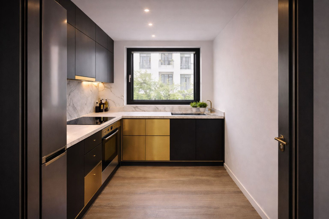 Apartament - Garsoniera bucatarie separata balcon de vanzare 33.6mpu