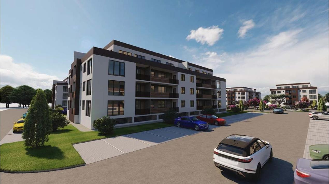 Apartament - Garsoniera 33,6 mpu - bucatarie separata si balcon