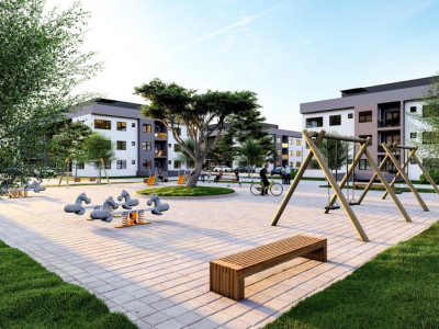 Apartament 2 camere 57.9mp utili buc separata balcon etaj 1 Sibiu