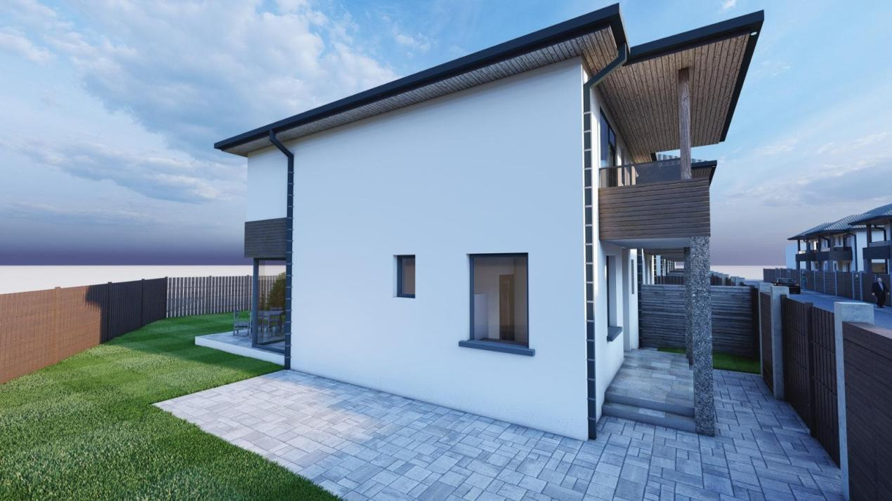 Casa 4 camere 3 bai singur in curte zona Selimbar Sibiu de vanzare