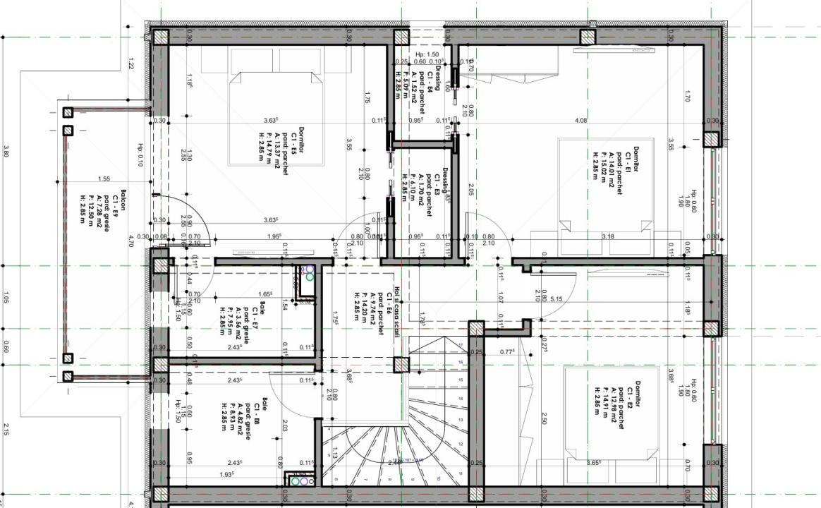 Casa individuala 4 camere 3 bai teren 257mp Selimbar Sibiu de vanzare