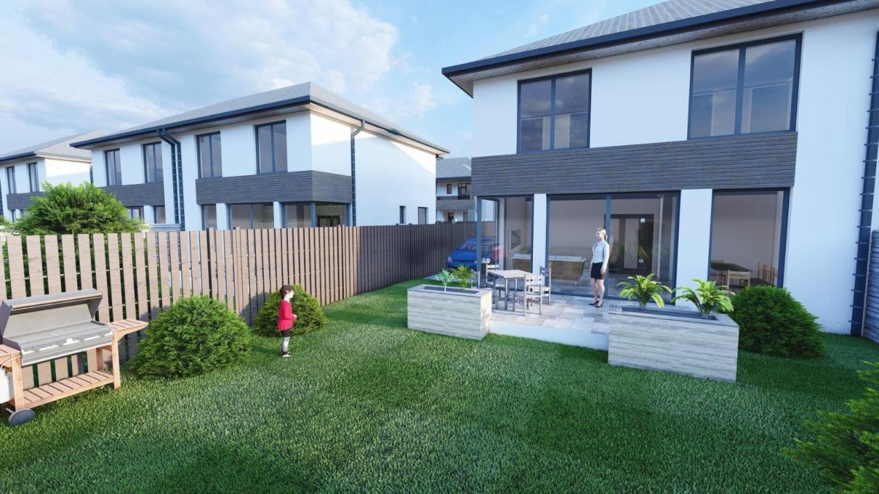 Casa individuala 4 camere 3 bai teren 257mp Selimbar Sibiu de vanzare