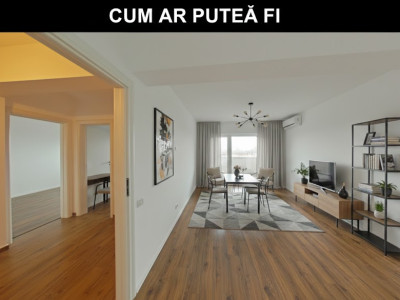 Apartament de vânzare cu 3 camere, bloc nou, în Zona Tractorul – Brașov