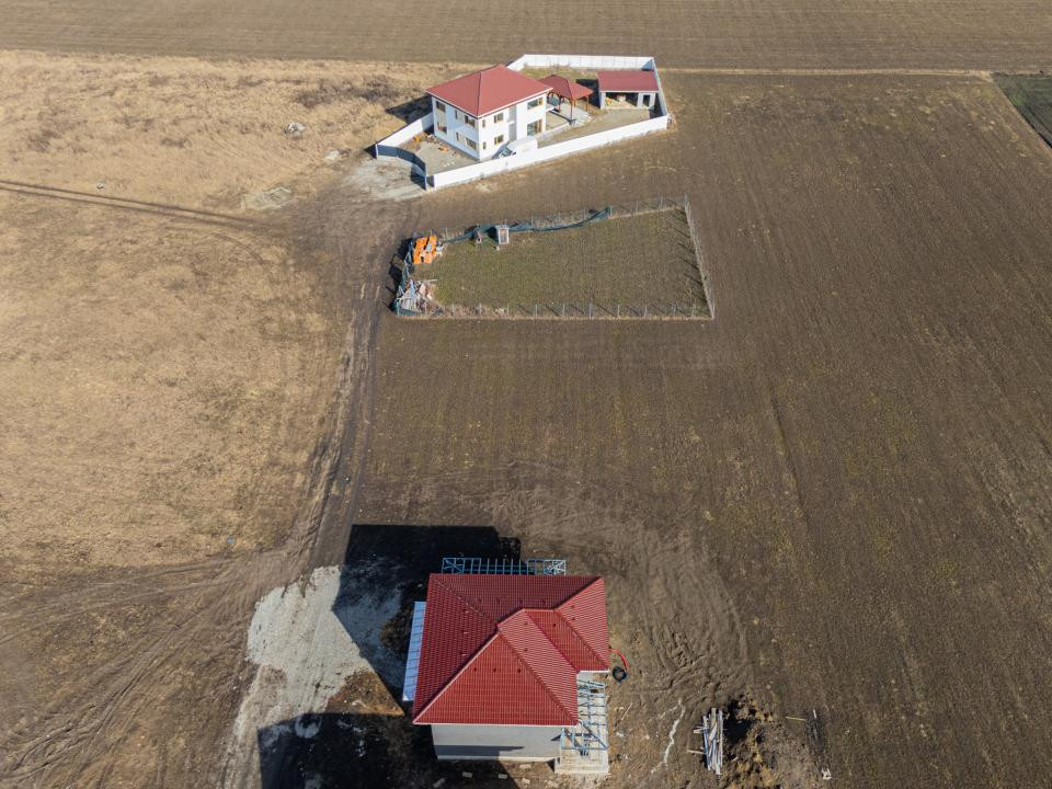 Teren intravilan 585mp Sânpetru, panoramă Lempes si padure, Comision 0%