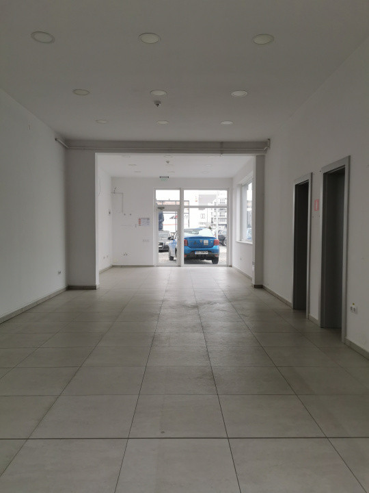 Spatiu comercial finisat 174mp vitrina la Dna Stanca ideal showroom clinica