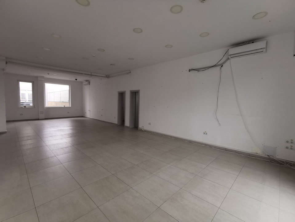 Spatiu comercial finisat 174mp vitrina la Dna Stanca ideal showroom clinica