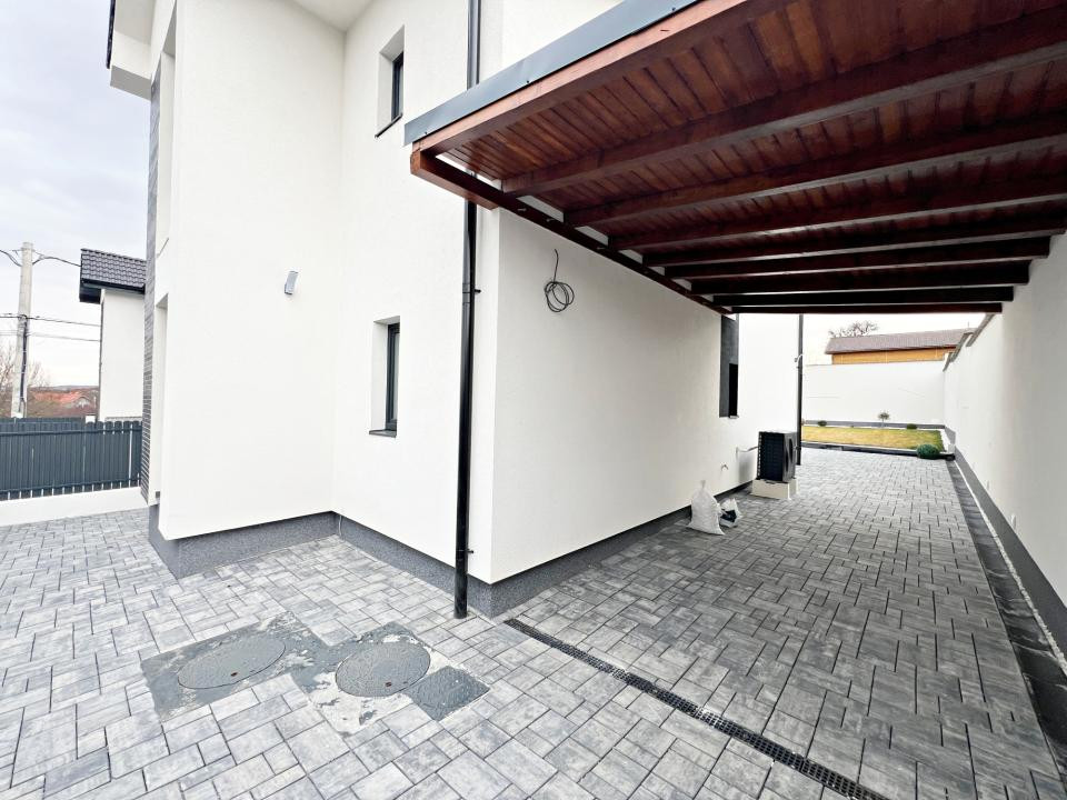 Casă individuală modernă P+E, 164 mp utili, teren 500 mp, Daia-10 min de Sibiu
