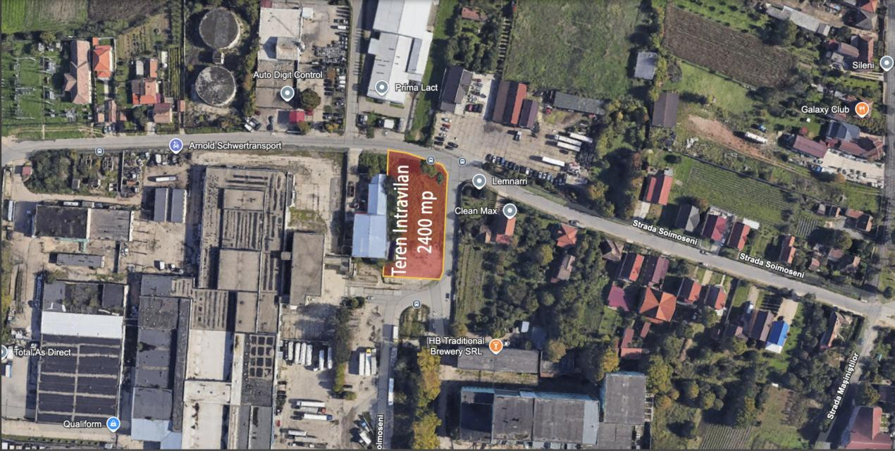 Str. Soimoseni 26, zona Botizului SM, Teren Constructii Intravilan 