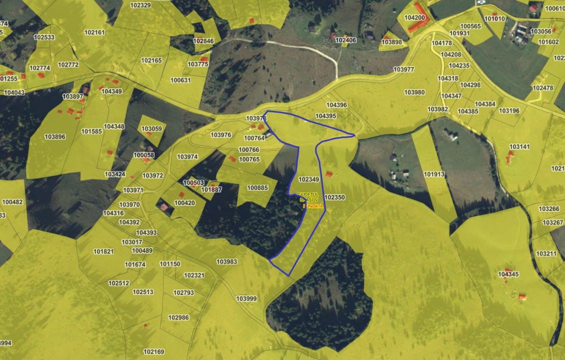 Teren Fundata, Brasov, intravilan, extravilan. COMISION 0% pret bun