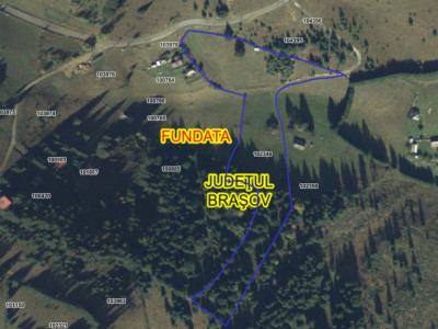 Teren Fundata, Brasov, intravilan, extravilan. COMISION 0% pret bun