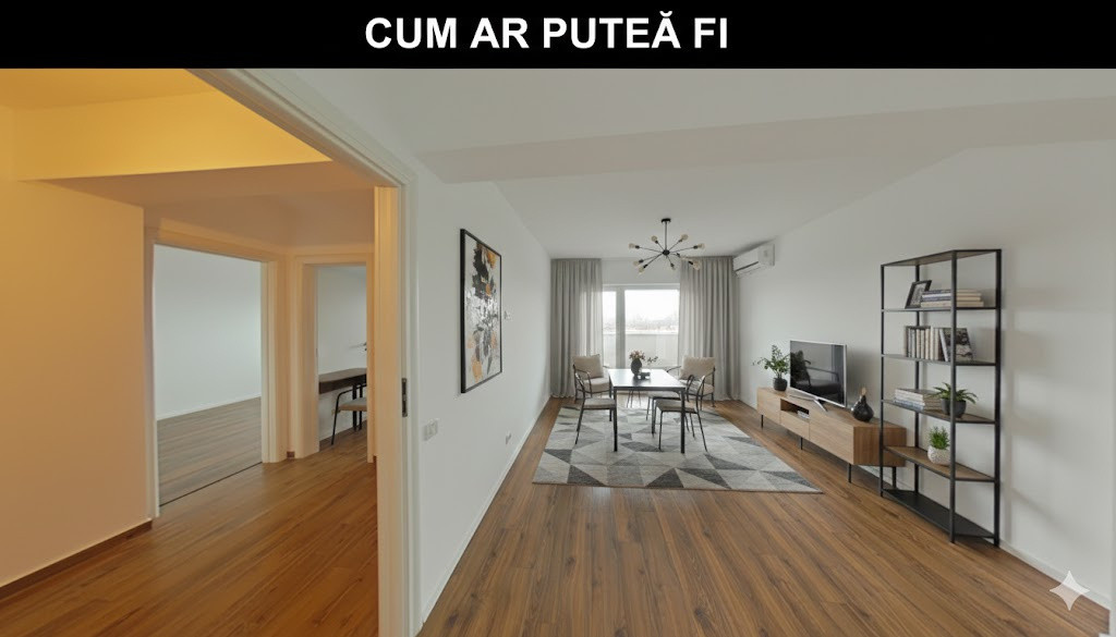 Apartament de vânzare cu 3 camere, bloc nou, în Zona Tractorul – Brașov