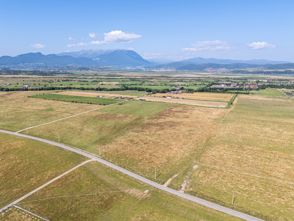 Teren de vânzare, 2.000 mp în Glăjerie, Râșnov, parcelat - COMISION 0%