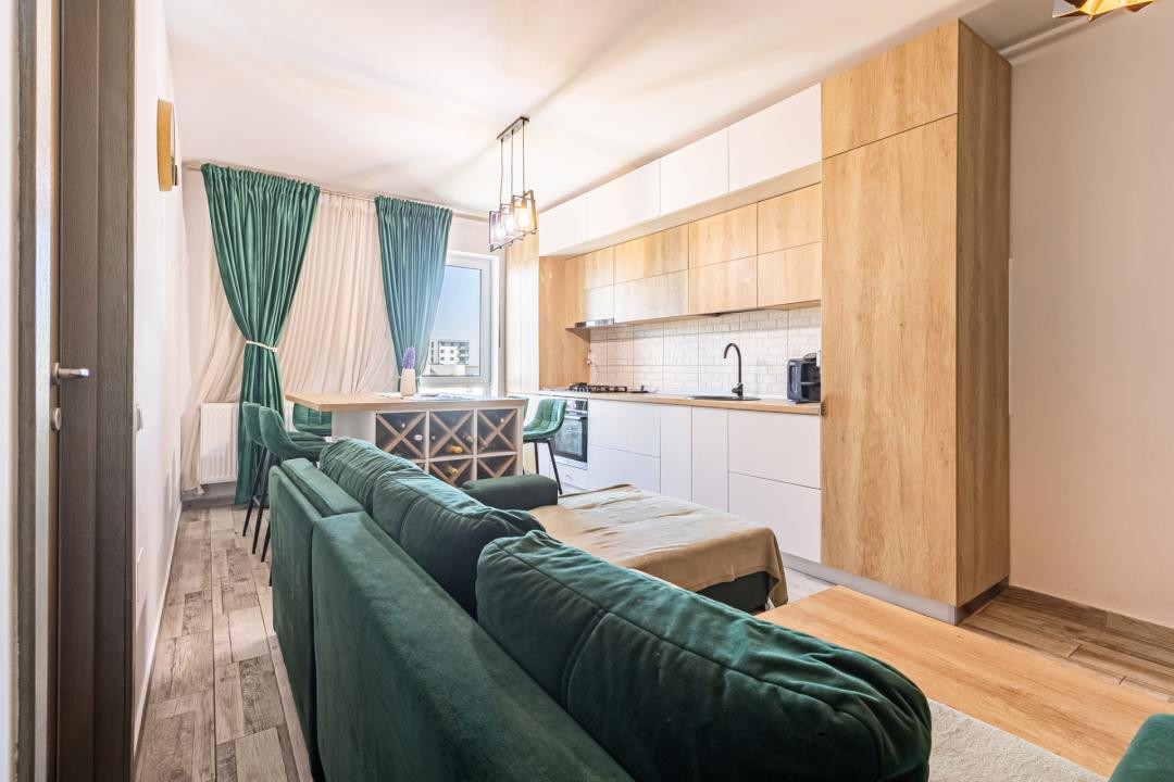 Studio modern, bloc cu lift, AC, parcare privată inclusă în preț!