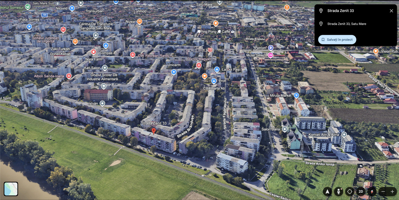 Strada Zenit 33, etaj 4/4 cu priveliste spre Someș