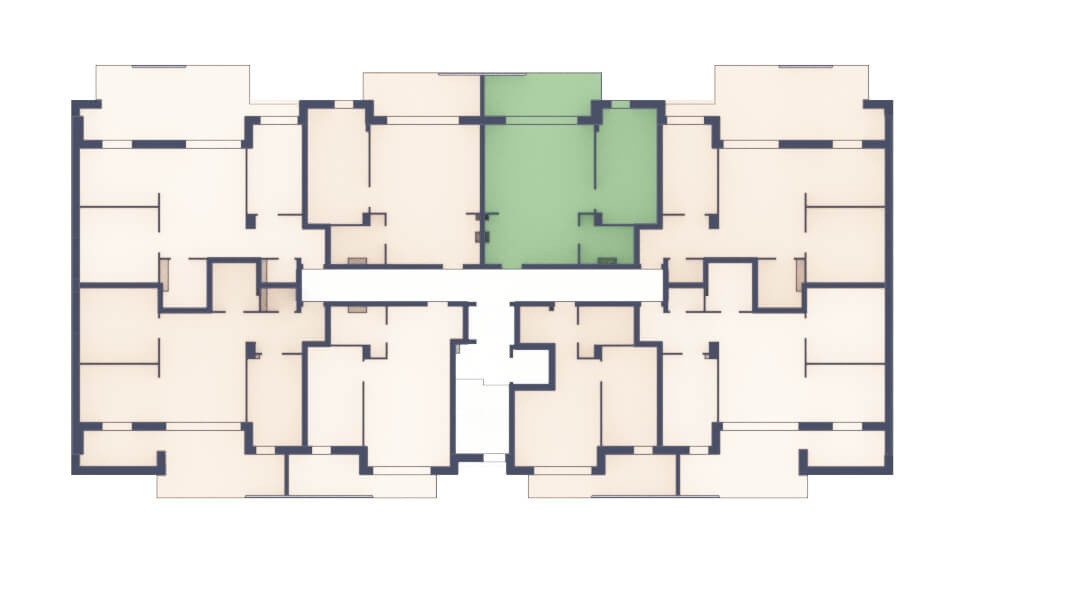 Apartament 2 camere, etaj 3