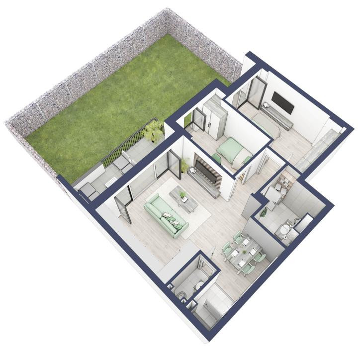 Apartament 3 camere, Parter, intabulare vara 2026