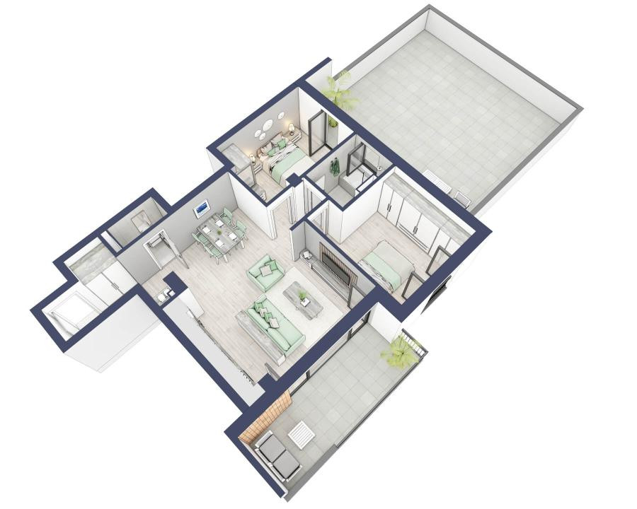 Apartament 3 camere, Parter, intabulare vara 2026