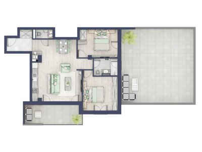 Apartament 3 camere, Parter, intabulare vara 2026