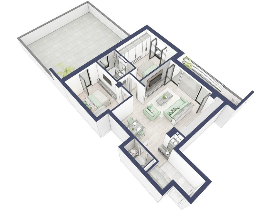 Apartament 3 camere, etaj 1, intabulare vara 2026