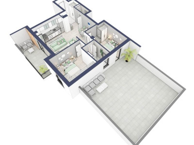 Apartament 3 camere, etaj 1, intabulare vara 2026