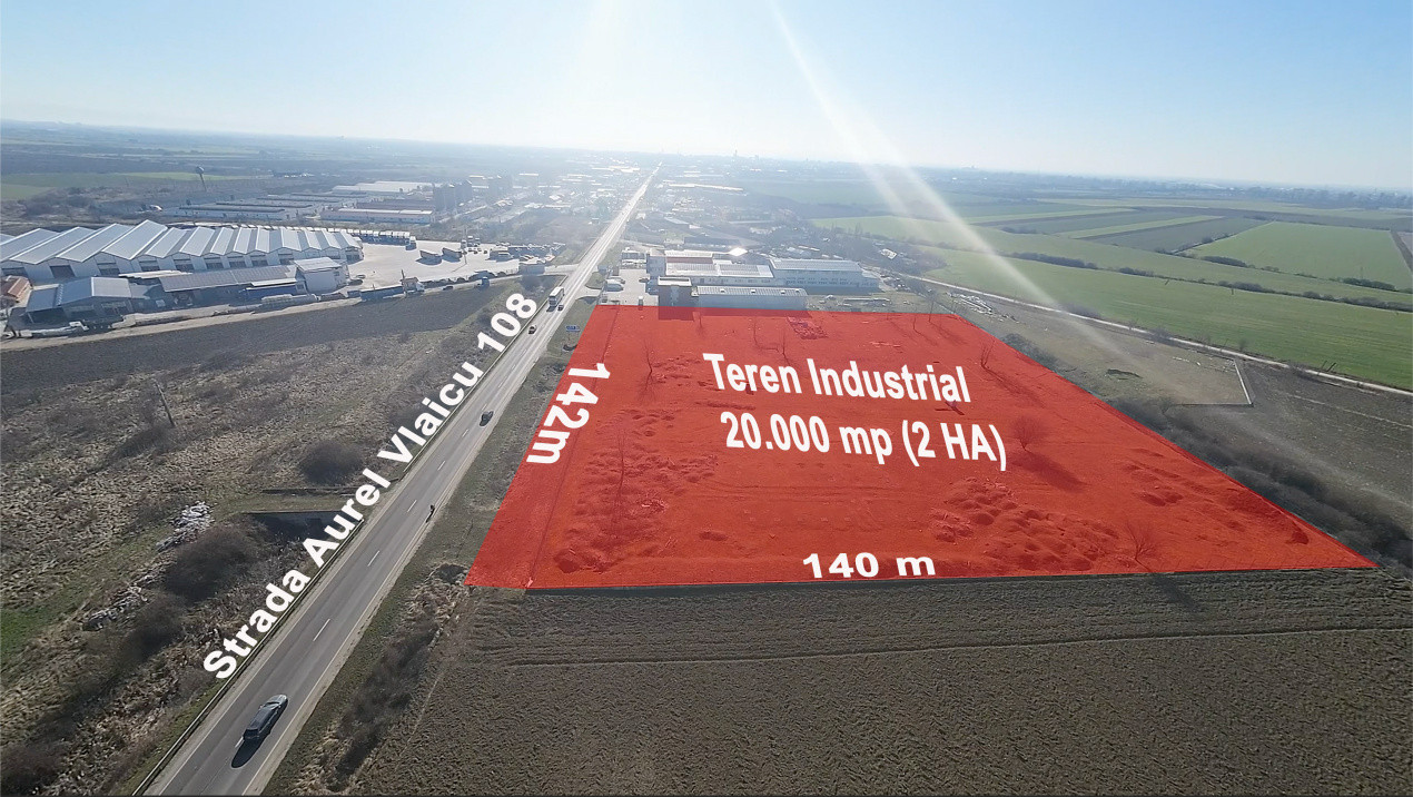 Aurel Vlaicu 108, Teren Industrial cu Transformator 200 Kwa, SM 440122