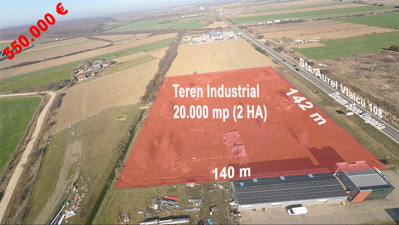 Aurel Vlaicu 108, Teren Industrial cu Transformator 200 Kwa, SM 440122