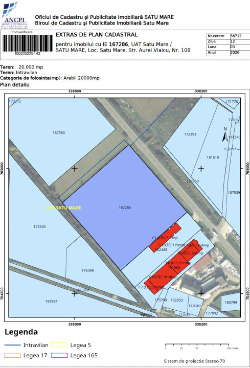 Aurel Vlaicu 108, Teren Industrial cu Transformator 200 Kwa, SM 440122