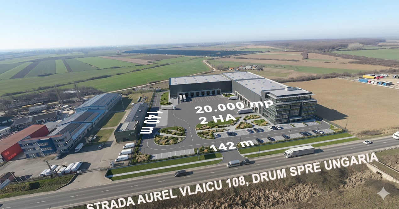 Aurel Vlaicu 108, Teren Industrial cu Transformator 200 Kwa, SM 440122