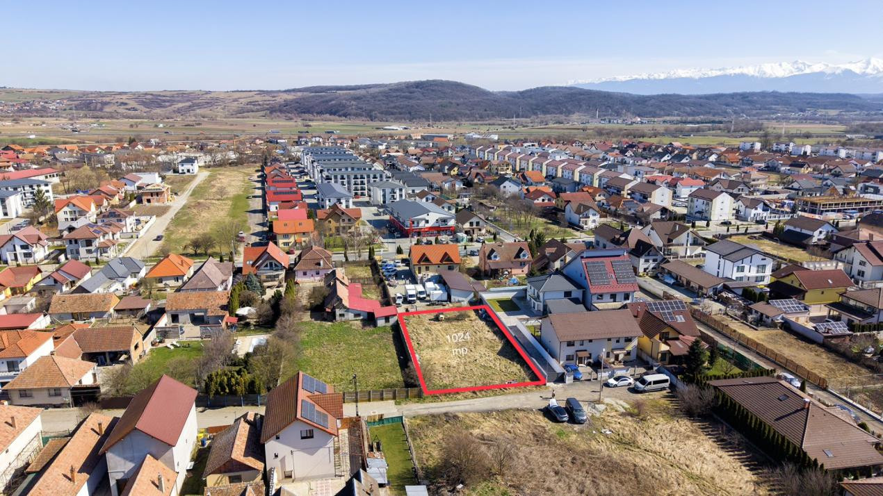 Teren intravilan in Selimbar, Sibiu | 1.024 mp | Deschidere 22 m
